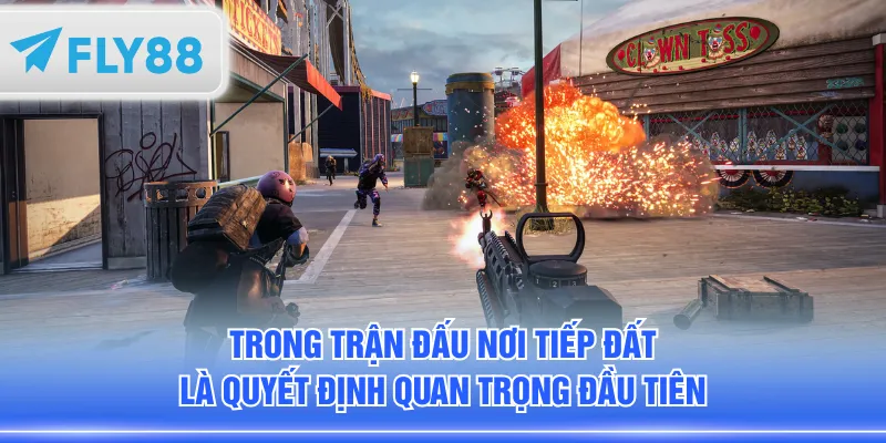 Trong trận đấu nơi tiếp đất là quyết định quan trọng đầu tiên